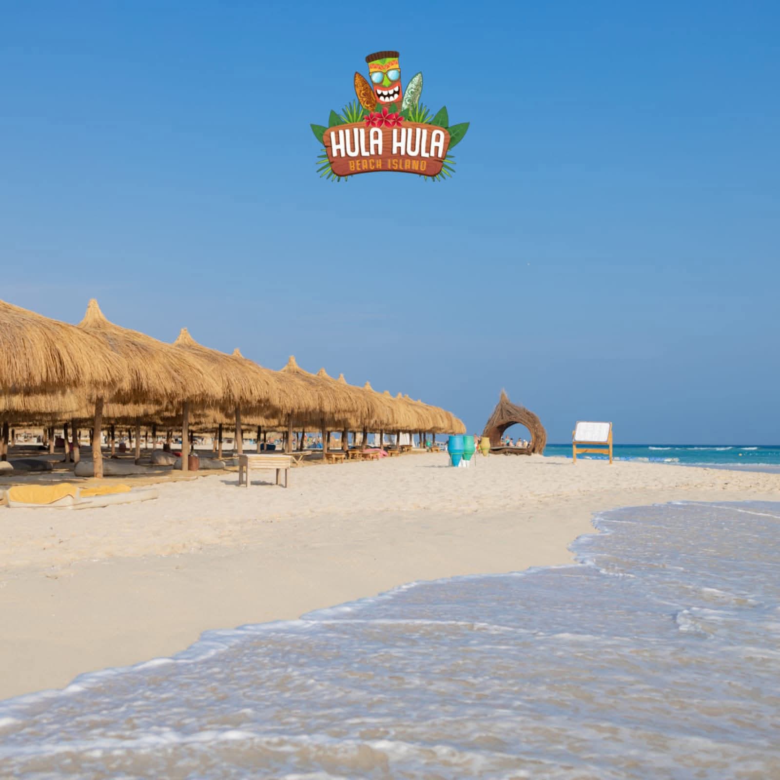 HURGHADA: Excursie cu barca pe HULA HULA și ORANGE BAY – 2 insule într-o singură zi